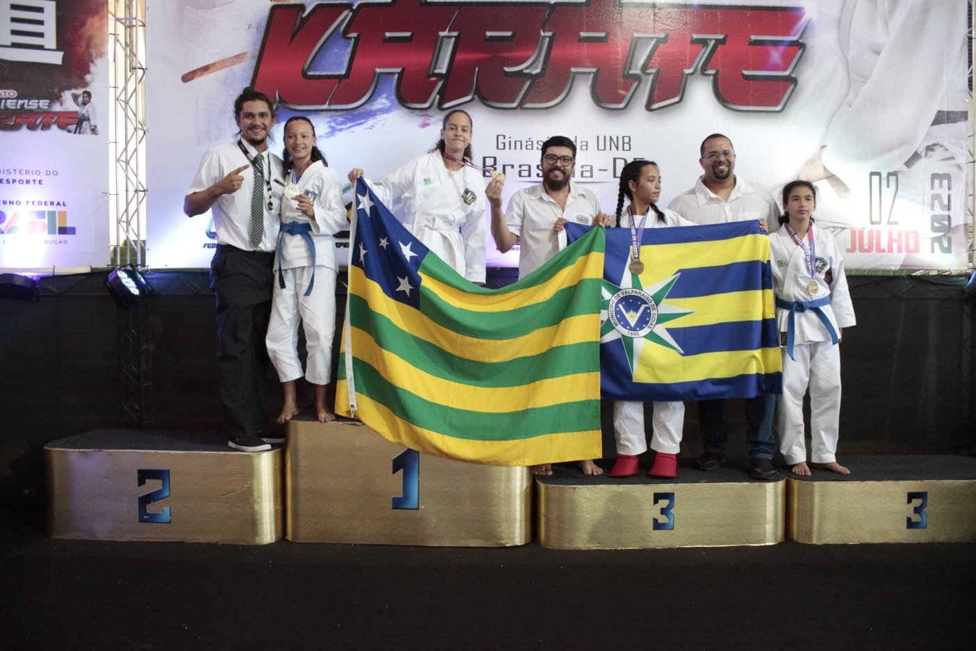 EQUIPE DE KARATÊ DE VALPARAÍSO DE GOIÁS SE MANTÉM EM PRIMEIRO LUGAR NO RANKING DO CAMPEONATO BRASILIENSE